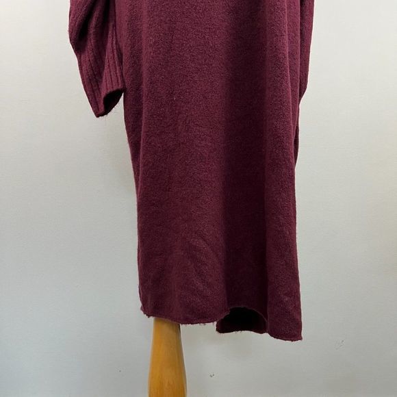 NWT AFRM Red Burgundy Long Open Cardigan (Plus‎ O/S) - Picture 7 of 10